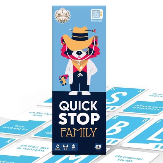 Doos van QuickStop Familiespel (Vedes)
