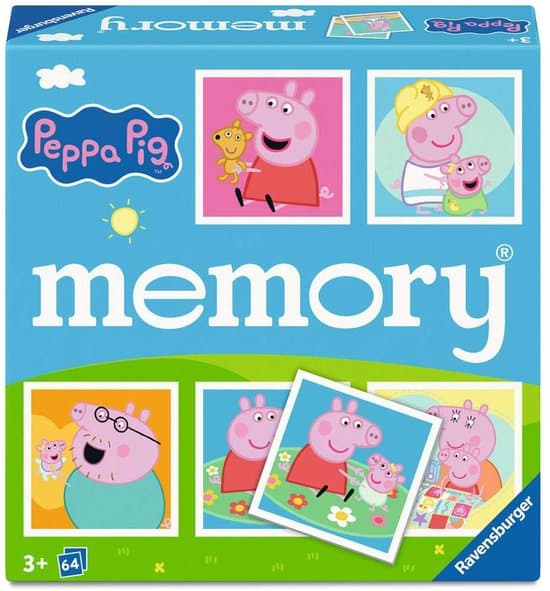 Doos van memory Peppa Pig