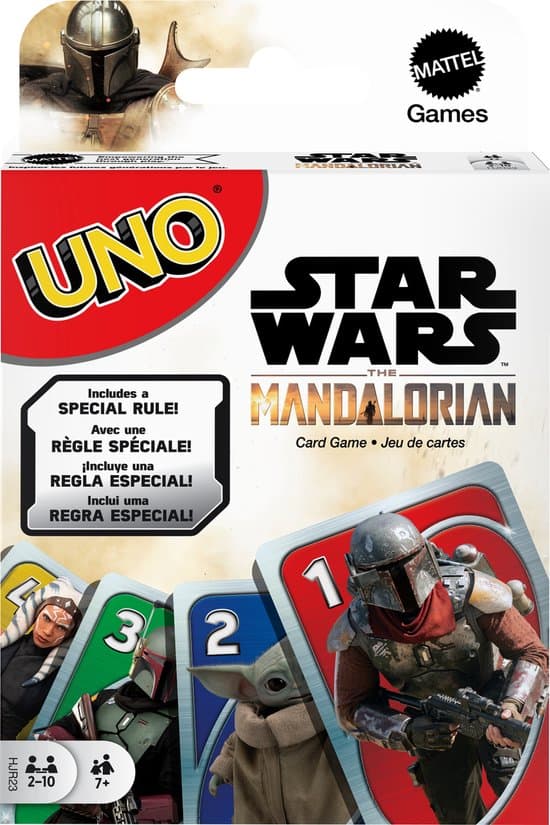 Doos van UNO Star Wars: The Mandalorian