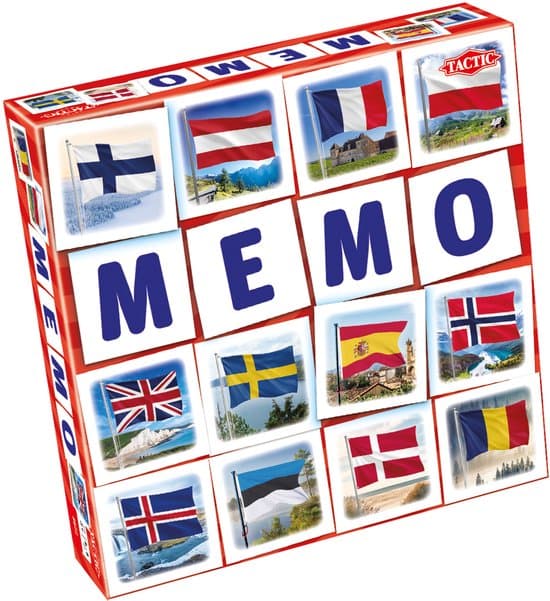 Doos van Memo Vlaggen