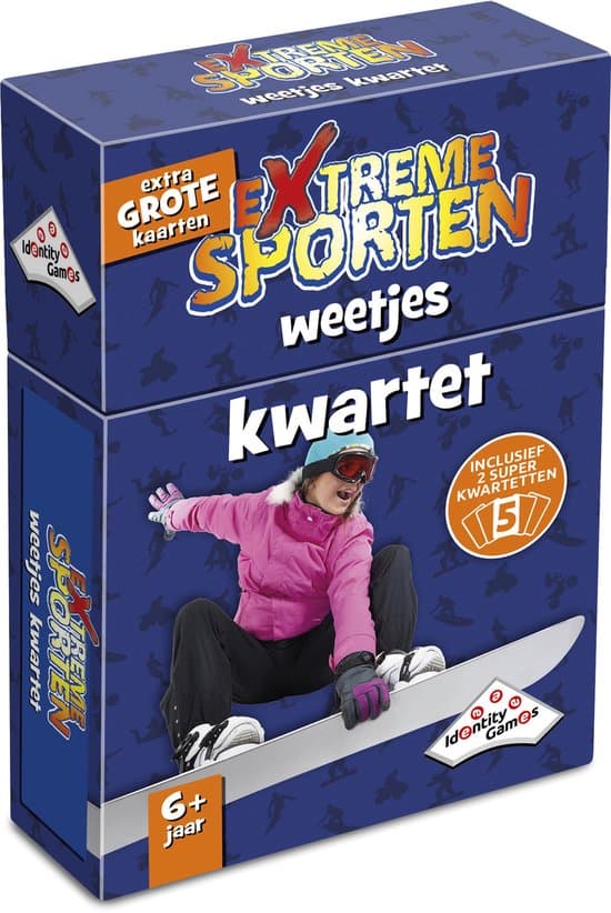 Doos van Extreme Sporten Weetjes Kwartet