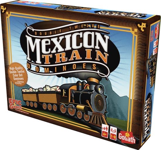 Doos van Mexican Train Dominoes