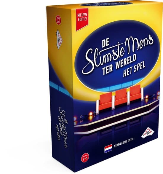 Doos van De Slimste Mens ter Wereld het spel