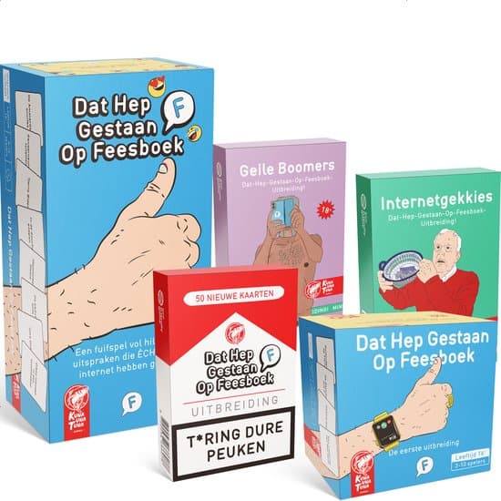 Doos van Dat Hep Gestaan Op Feesboek (met 4 uitbreidingen)