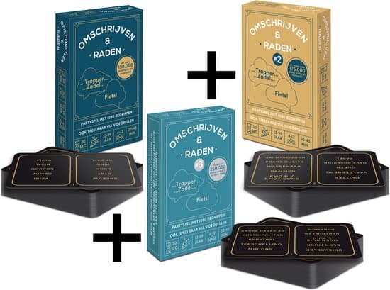 Doos van COMBI-DEAL: Omschrijven & Raden #1 + #2 + #3