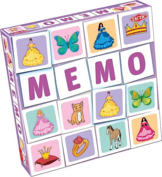 Doos van Memo Prinsessen en Dieren