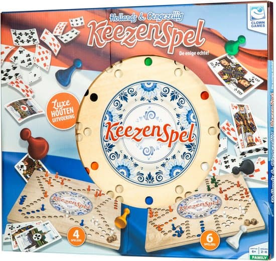 Doos van Keezenspel (houten uitvoering)