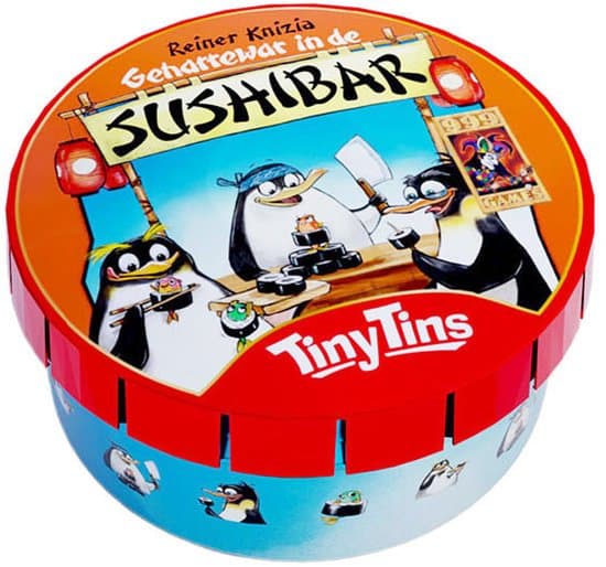Doos van Tiny Tins: Geharrewar in de Sushibar