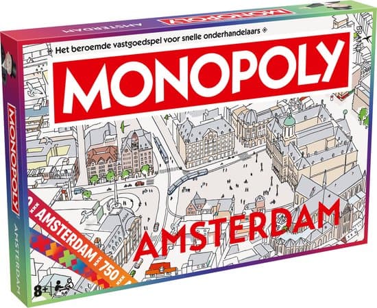 Doos van Monopoly Amsterdam