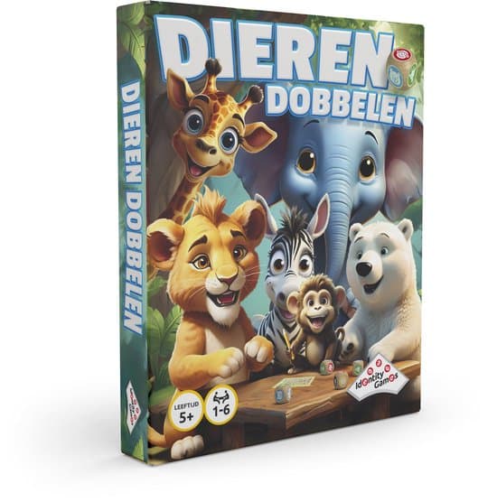 Doos van Dieren Dobbelen