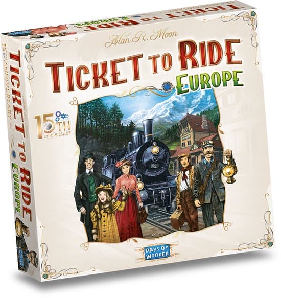 Doos van Ticket to Ride Europe 15th Anniversary