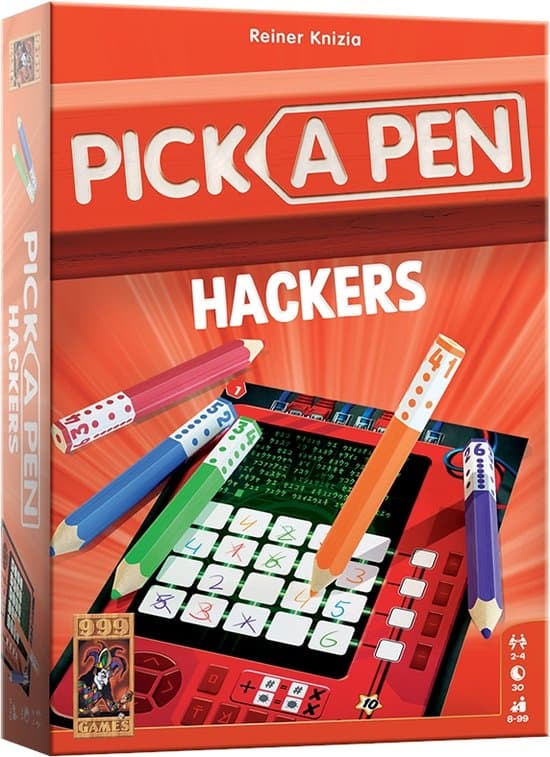 Doos van Pick a Pen: Hackers