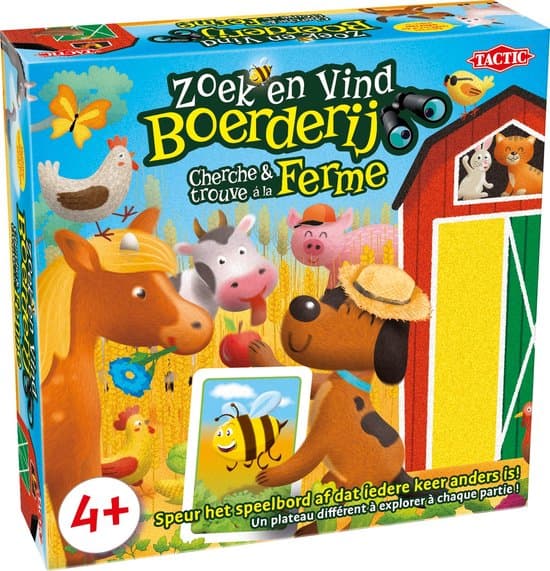 Doos van Zoek en Vind Boerderij