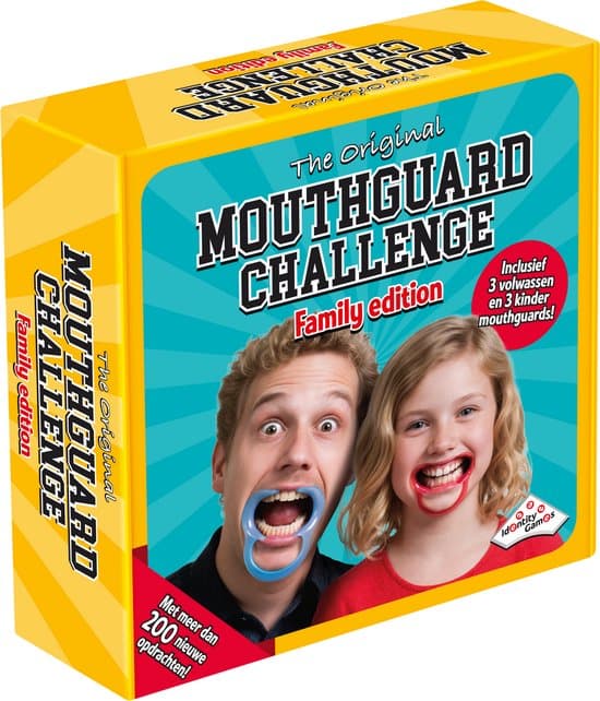 Doos van Mouthguard Challenge Familie Editie