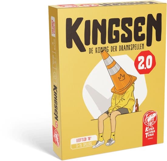 Doos van Kingsen 2.0 het originele Nederlandstalige drankspel