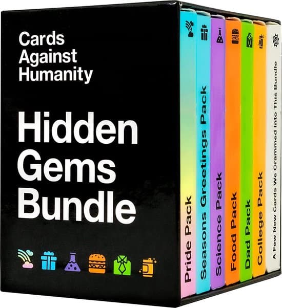 Doos van Cards Against Humanity: Hidden Gems Bundle (uitbreiding)