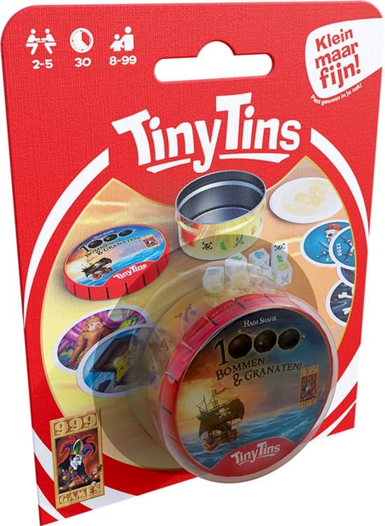 Doos van Tiny Tins: 1000 Bommen en Granaten