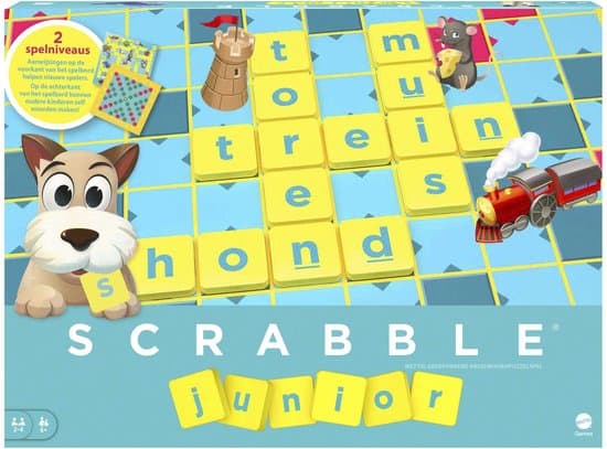 Doos van Scrabble Junior