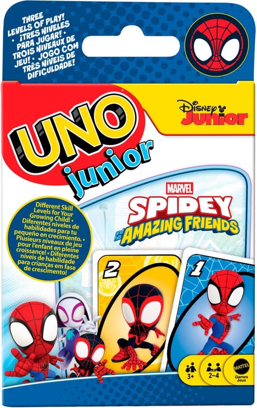 Doos van UNO Junior Spidey & Friends